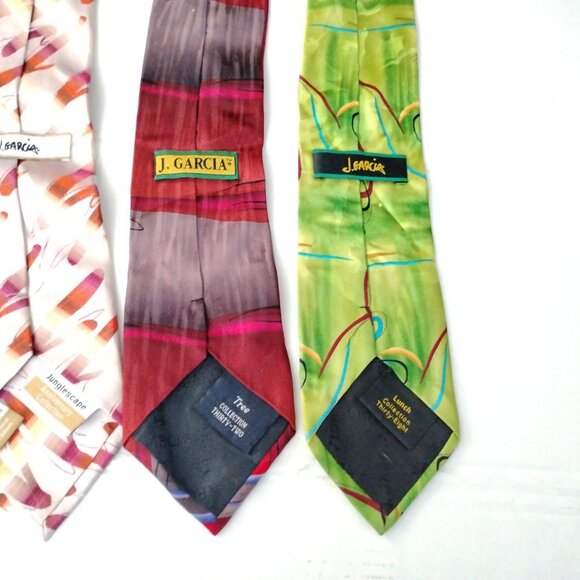 ❤️5 J GARCIA Ties Lunch Hieroglyphics Tree Junglescape Collections -Artist Proof - Picture 4 of 9